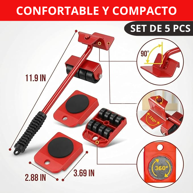 Kit Levanta Muebles con Palanca